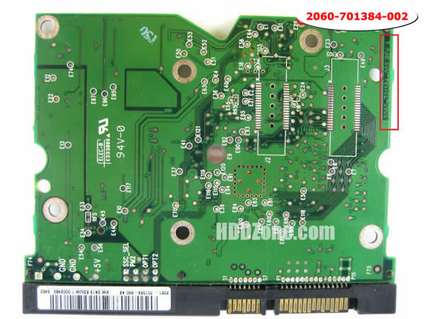 WD740GD WD PCB 2060-701384-002 REV A