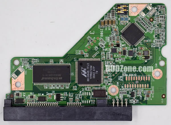 WD7500AADS WD PCB 2060-701590-000 REV A