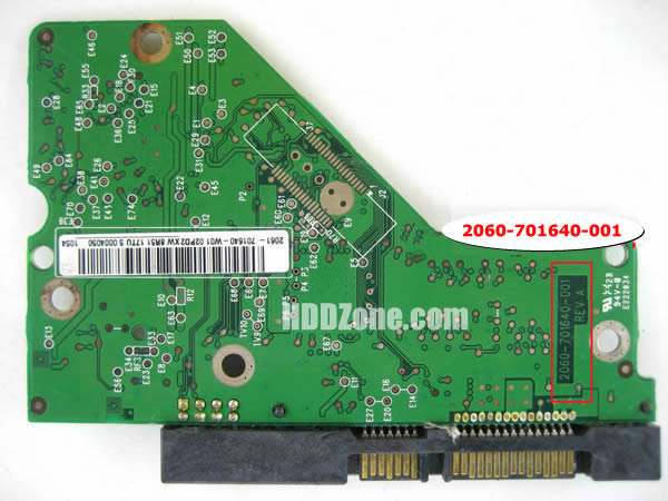 WD6400AADS WD PCB 2060-701640-001 REV A