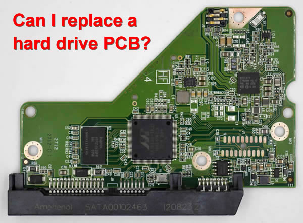 Can I replace a hard drive PCB?
