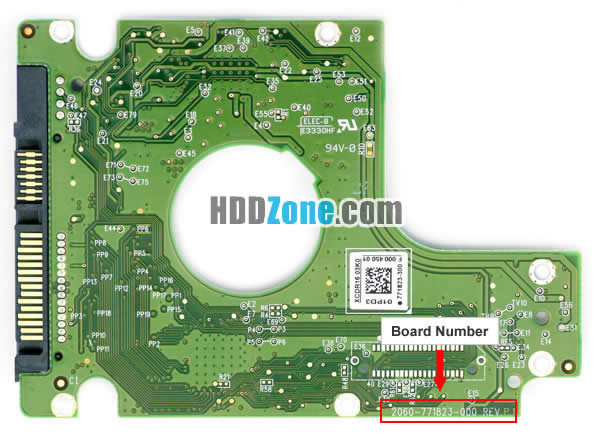 WD IDE 3.5 Circuit Imprimé PCB 0000-001003-001 G WD400BB-00AUA1 