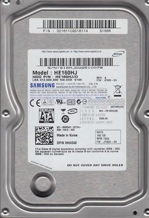 Samsung HE160HJ Hard Disk Drive