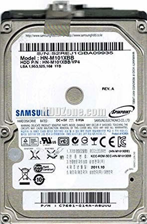 Samsung HN-M101XBB Hard Disk Drive