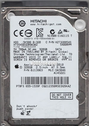 Hitachi HTS545032B9A302 ハードディスクドライブPCB | HDDZone 日本語