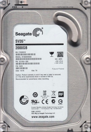 Seagate ST2000VX000 Hard Disk Drive