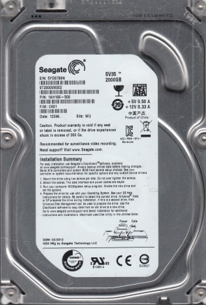 Seagate ST2000VX002 Hard Disk Drive