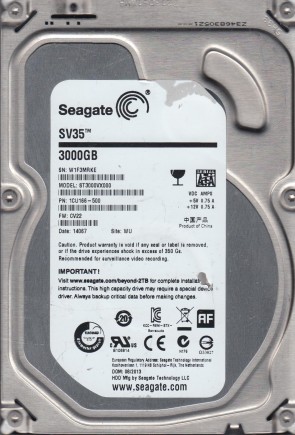 Seagate ST3000VX000 Hard Disk Drive