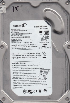 Seagate ST3100011A Hard Disk Drive