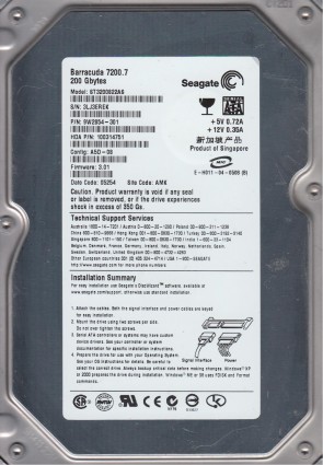 Seagate ST3200822A Hard Disk Drive
