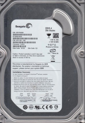 Seagate ST3250310CS Hard Disk Drive