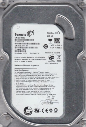 Seagate ST3250412CS Hard Disk Drive