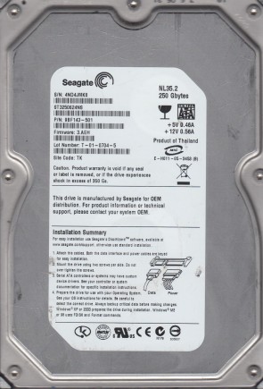 Seagate ST3250624NS Hard Disk Drive