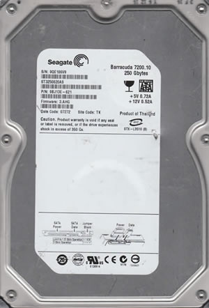Seagate ST3250820AS Hard Disk Drive