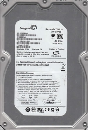 Seagate ST3300620AS Hard Disk Drive