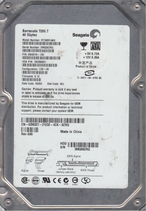 Seagate ST340014A Hard Disk Drive