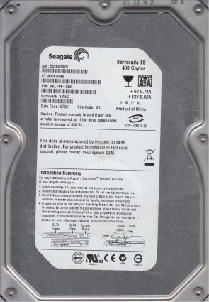 Seagate ST3400620NS Hard Disk Drive