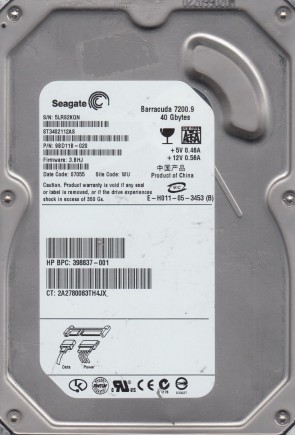 Seagate ST3402112AS Hard Disk Drive