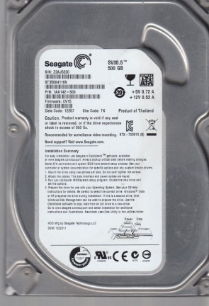 Seagate ST3500411SV Hard Disk Drive