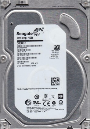 Seagate ST5000DM000 Hard Disk Drive