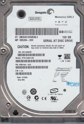 Seagate ST9120821A Hard Disk Drive
