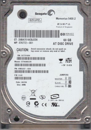 Seagate ST960822A Hard Disk Drive