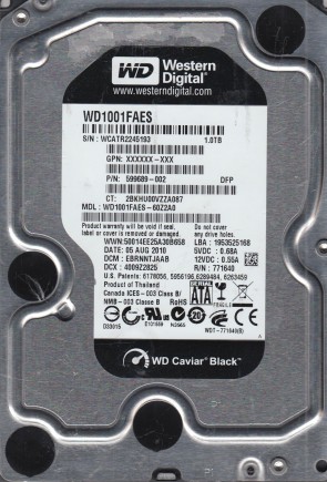 Western Digital WD1002FAEX Hard Disk Drive