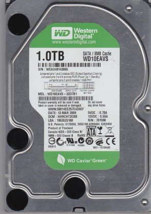 Western Digital WD10EAVS Hard Disk Drive