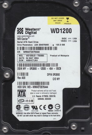 Western Digital WD1200JD Hard Disk Drive