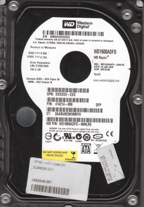 Western Digital WD1600ADFD Hard Disk Drive