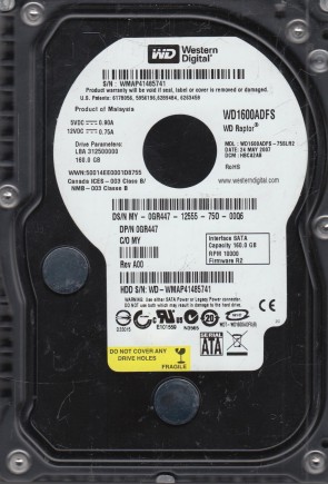 Western Digital WD1600ADFS Hard Disk Drive
