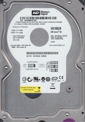 Western Digital WD1600JB Hard Disk Drive