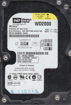 Western Digital WD2000BB Hard Disk Drive