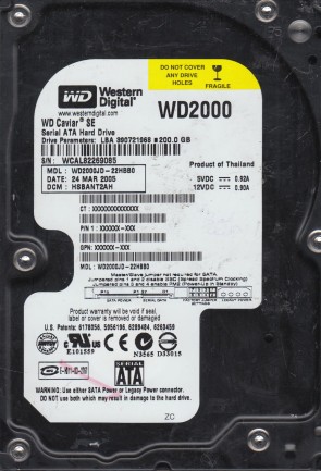 Western Digital WD2000JD Hard Disk Drive