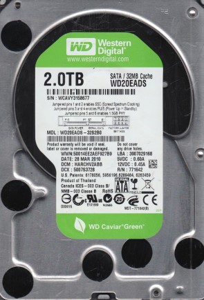 Western Digital WD20EADS Hard Disk Drive