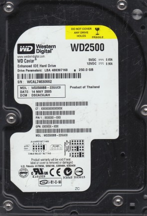 Western Digital WD2500BB Hard Disk Drive
