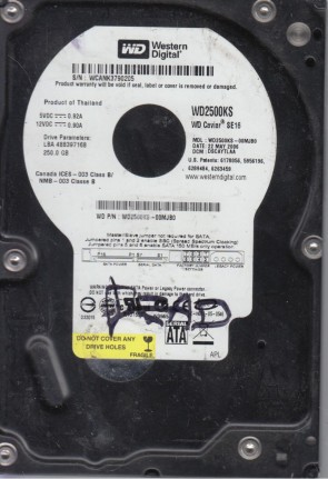 Western Digital WD2500KS Hard Disk Drive