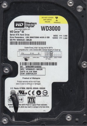 Western Digital WD3000JD Hard Disk Drive