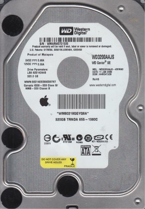 Western Digital WD32000AAJS Hard Disk Drive