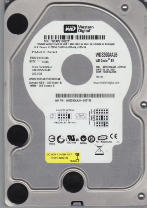 Western Digital WD3200AAJB Hard Disk Drive