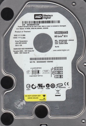 Western Digital WD3200AAKB Hard Disk Drive
