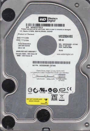 Western Digital WD3200AVBS Hard Disk Drive