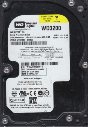 Western Digital WD3200SD Hard Disk Drive