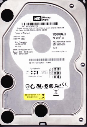 Western Digital WD4000AAJB Hard Disk Drive