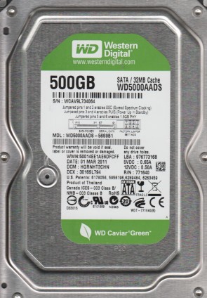 Western Digital WD5000AADS Hard Disk Drive