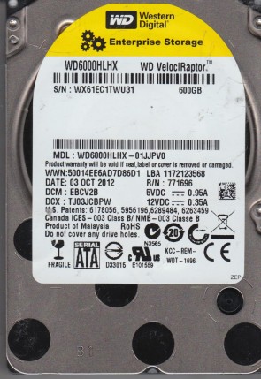 Western Digital WD6000HLHX Hard Disk Drive
