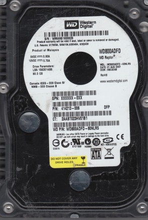Western Digital WD800ADFD Hard Disk Drive