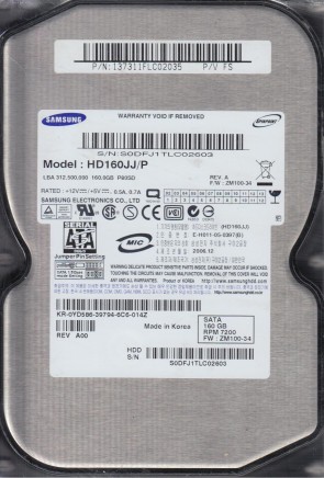Samsung HDD HD160JJ