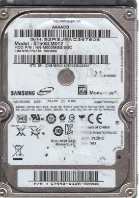 Samsung HDD HN-M500MBB