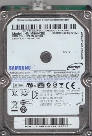 Samsung HDD HN-M500XBB