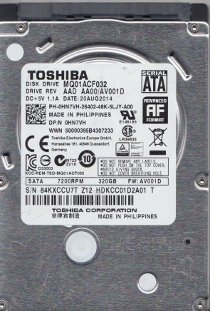 Toshiba HDD MQ01ACF032